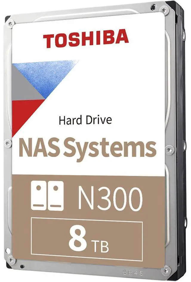 Main image of Toshiba Toshiba 8TB N300 7200 RPM SATA III 3.5" Internal NAS HDD #HDWG780XZSTA
