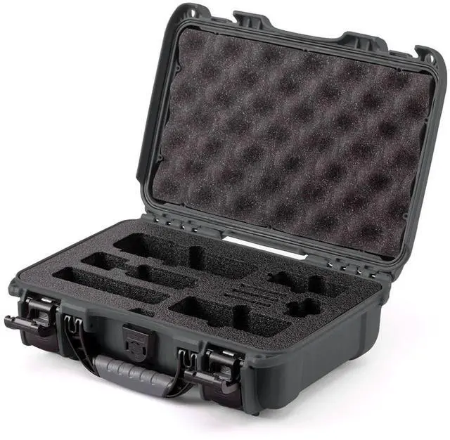 Alt view image 2 of 5 - Nanuk Nanuk 909 Waterproof Hard Case with Custom Foam for DJI Osmo Pocket 3, Graphite
