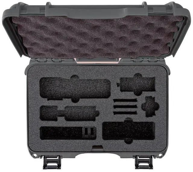 Alt view image 4 of 5 - Nanuk Nanuk 909 Waterproof Hard Case with Custom Foam for DJI Osmo Pocket 3, Graphite