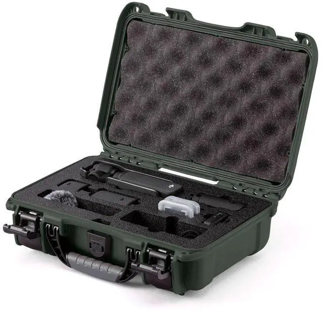 Main image of Nanuk Nanuk 909 Waterproof Hard Case with Custom Foam for DJI Osmo Pocket 3, Olive