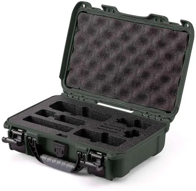 Alt view image 2 of 5 - Nanuk Nanuk 909 Waterproof Hard Case with Custom Foam for DJI Osmo Pocket 3, Olive