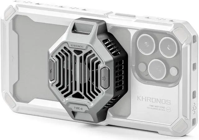 Main image of Tilta Tilta Khronos Cooling System for iPhone, Titanium White #TK-IP-CS-TW