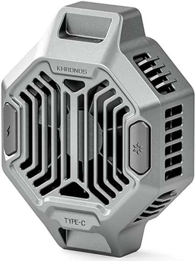 Alt view image 2 of 7 - Tilta Tilta Khronos Cooling System for iPhone, Titanium White #TK-IP-CS-TW