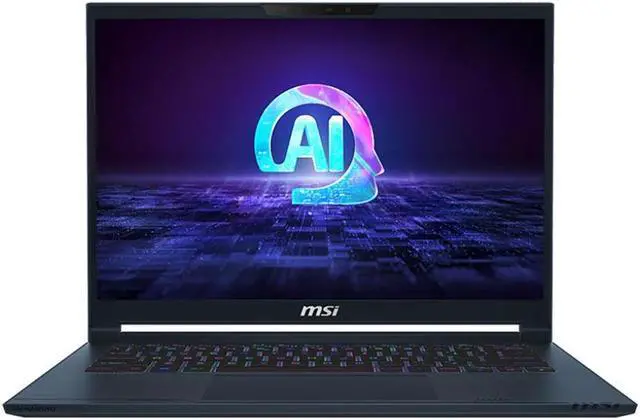 Alt view image 9 of 14 - MSI Stealth 14 AI Studio A1V Stealth 14 AI Studio A1VEG-090US 14" Gaming Notebook - Full HD Plus - Intel Core Ultra 7 155H - 16 GB - 1 TB SSD - Star Blue - Intel Chip - 1920 x 1200 - Windows 11 P