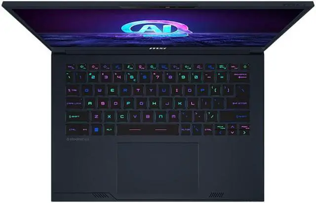 Alt view image 13 of 14 - MSI Stealth 14 AI Studio A1V Stealth 14 AI Studio A1VEG-090US 14" Gaming Notebook - Full HD Plus - Intel Core Ultra 7 155H - 16 GB - 1 TB SSD - Star Blue - Intel Chip - 1920 x 1200 - Windows 11 P