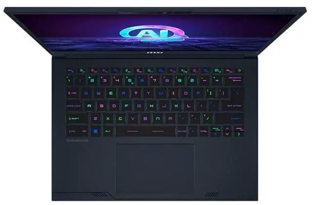 Alt view image 12 of 19 - MSI Stealth AI 14 in 165Hz Gaming Laptop - Intel Core Ultra9-185H - 32GB - 1TB SSD - Windows 11 Pro - NVIDIA GeForce RTX 4060 with 8 GB - Webcam - IEEE 802.11be Wireless   STEALTH14A1091
