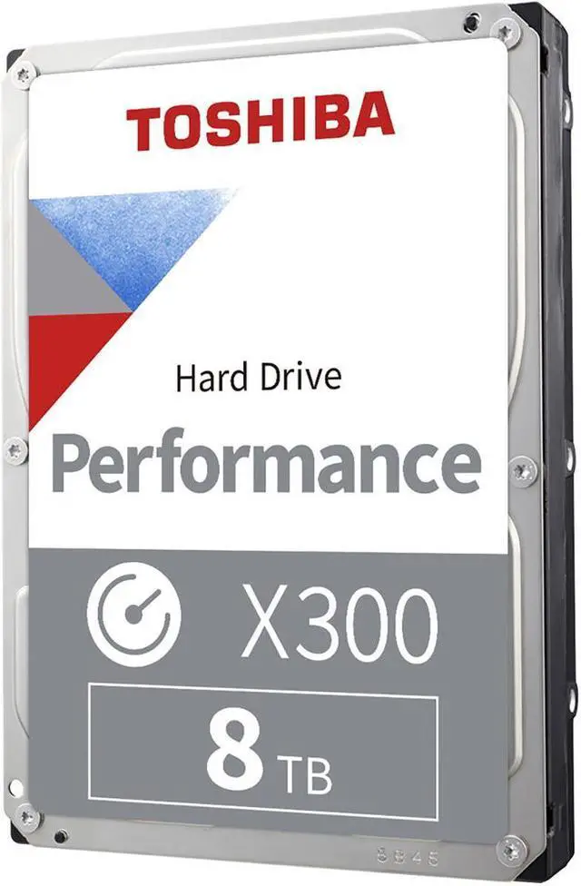 Main image of Toshiba Toshiba 8TB X300 Performance 3.5" CMR Internal Hard Drive #HDWR780XZSTA