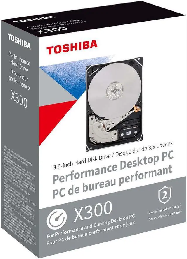 Alt view image 2 of 14 - Toshiba Toshiba 8TB X300 Performance 3.5" CMR Internal Hard Drive #HDWR780XZSTA