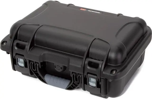 Alt view image 4 of 7 - Nanuk 915 Waterproof Hard Case w/2-Pocket Lid Organizer and Padded Divider,Black
