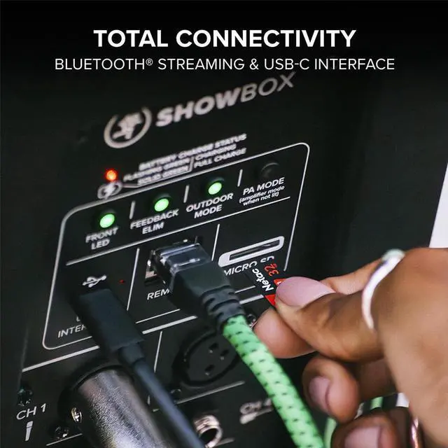 Alt view image 12 of 13 - Mackie ShowBox All-in-One Battery-Powered 400W 8" Live Performance Rig with Breakaway Mix Control