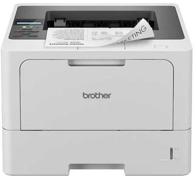 Alt view image 9 of 11 - Brother HL-L5210DN Business Monochrome Laser Printer with Duplex Printing and Networking