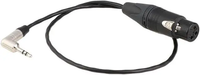 Alt view image 2 of 3 - CAMVATE 18" 3-Pin XLR Female to 3.5mm Male Cable for RED Sony Cine Camera #C2383