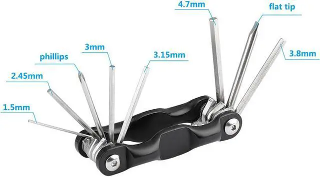 Alt view image 4 of 4 - CAMVATE CAMVATE Folding Screwdriver Tool Kit for Photographic Accessories Assembly(8-Piece)