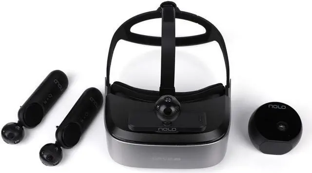 Alt view image 2 of 7 - DPVR E3 4K Gaming Combo with E3 4K VR Gaming Headset and NOLO Controller