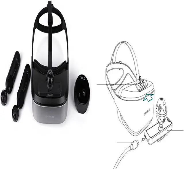その他 DPVR E3-4K GAMING COMBO DPVR E3 4K Gaming Combo with E3 4K VR Gaming Headset and