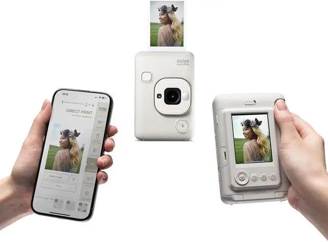 Alt view image 10 of 20 - Fujifilm INSTAX MINI LIPLAY C WHITE VN EX D US
