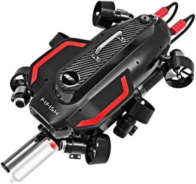 Alt view image 4 of 9 - QYSEA Action Camera Bottom Mount for FIFISH V6/V6S Drone - Lower Side Mount
