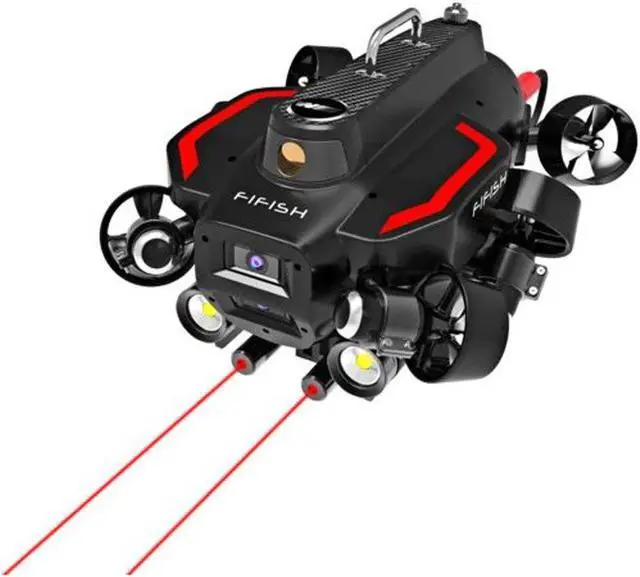 Alt view image 5 of 9 - QYSEA Action Camera Bottom Mount for FIFISH V6/V6S Drone - Lower Side Mount