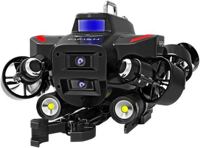 Alt view image 8 of 9 - QYSEA Action Camera Bottom Mount for FIFISH V6/V6S Drone - Lower Side Mount