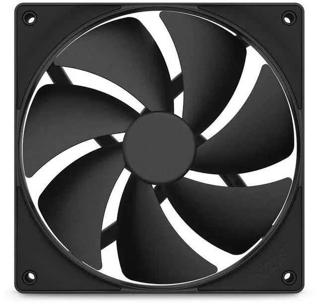 Alt view image 8 of 12 - NZXT F140P 140mm Non-LED Static Pressure PWM Case Fan - RF-P14SF-B2