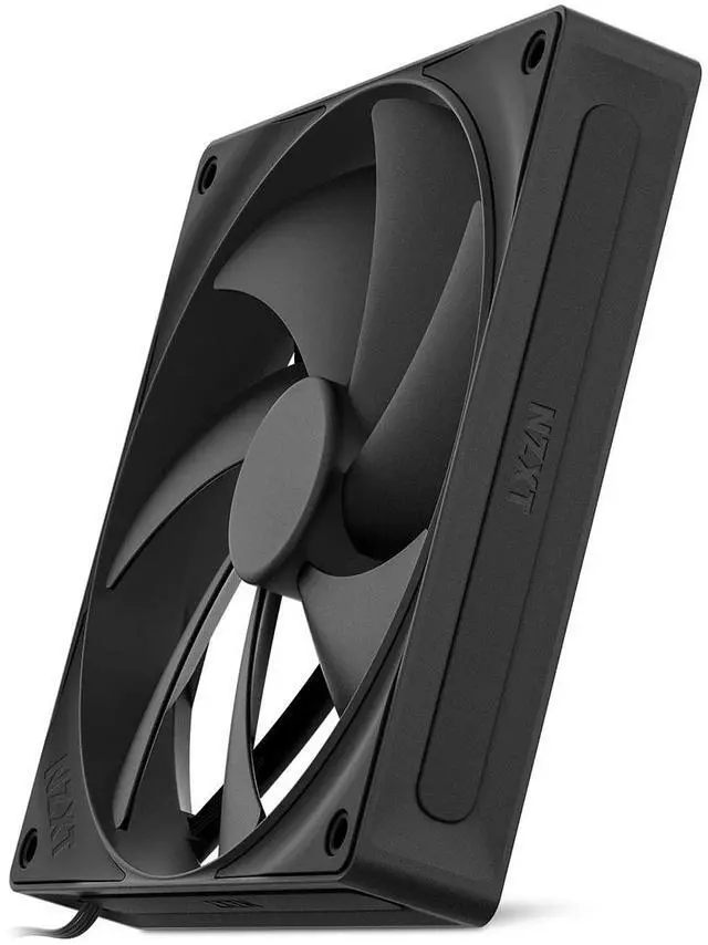 Alt view image 9 of 12 - NZXT F140P 140mm Non-LED Static Pressure PWM Case Fan - RF-P14SF-B2