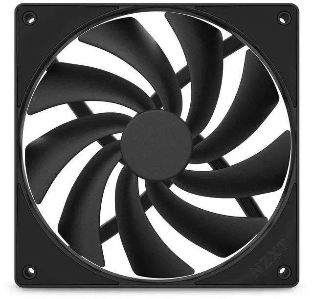 Alt view image 8 of 12 - NZXT F140 Q 140mm Non-LED LED 120mm Quiet Airflow PWM Case Fan