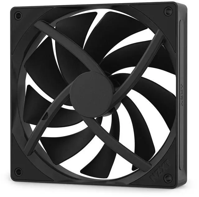 Alt view image 11 of 12 - NZXT F140 Q 140mm Non-LED LED 120mm Quiet Airflow PWM Case Fan