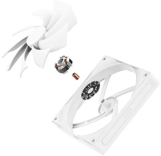 Alt view image 12 of 12 - NZXT F140 Q 140mm Non-LED LED 120mm Quiet Airflow PWM Case Fan
