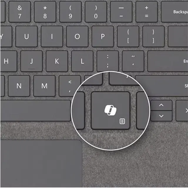 Alt view image 3 of 5 - Microsoft Pro KB w/Slim Pen Platinum - 8X8-00164
