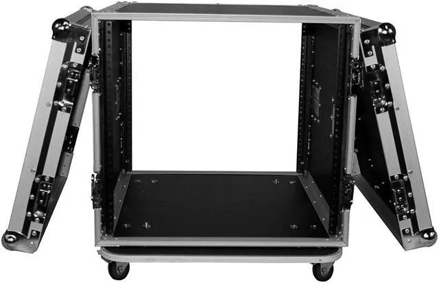 Alt view image 4 of 6 - ProX T-10RSS 10U 10 Space Flight Case 19 Inch Depth W/Casters