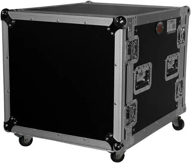 Alt view image 6 of 6 - ProX T-10RSS 10U 10 Space Flight Case 19 Inch Depth W/Casters