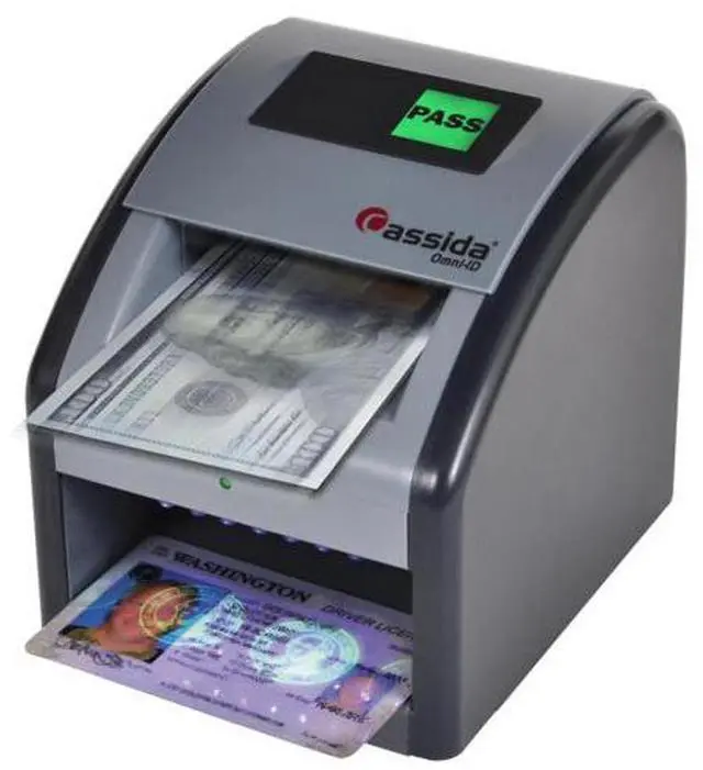 Alt view image 4 of 4 - Cassida OMNI ID OmniID Counterfeit Detector - Infrared - Magnetic Strip Detection - UV Light - U.S. Currency
