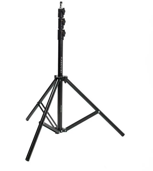 Alt view image 7 of 7 - Flashpoint Pro Air-Cushioned Heavy-Duty Light Stand (Black, 7.2') #FP-S-7-V2
