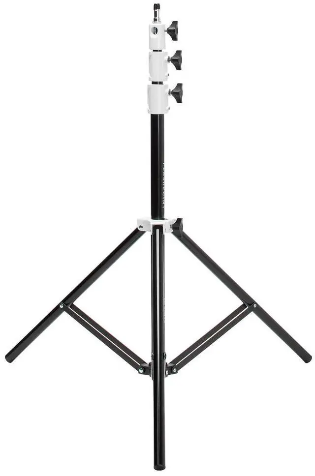 Alt view image 5 of 7 - Flashpoint Pro Air-Cushioned Heavy-Duty Light Stand (White, 7.2') #FP-S-7-WH-V2