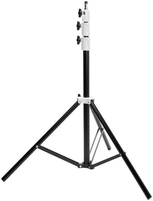 Alt view image 7 of 7 - Flashpoint Pro Air-Cushioned Heavy-Duty Light Stand (White, 7.2') #FP-S-7-WH-V2