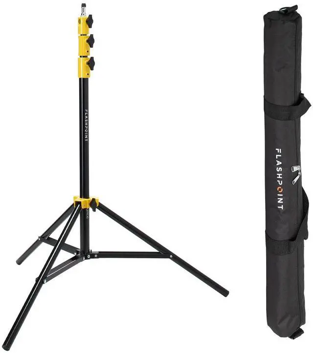 Main image of Flashpoint Pro Air-Cushioned Heavy-Duty Light Stand (Yellow, 7.2') #FP-S-7-YL-V2