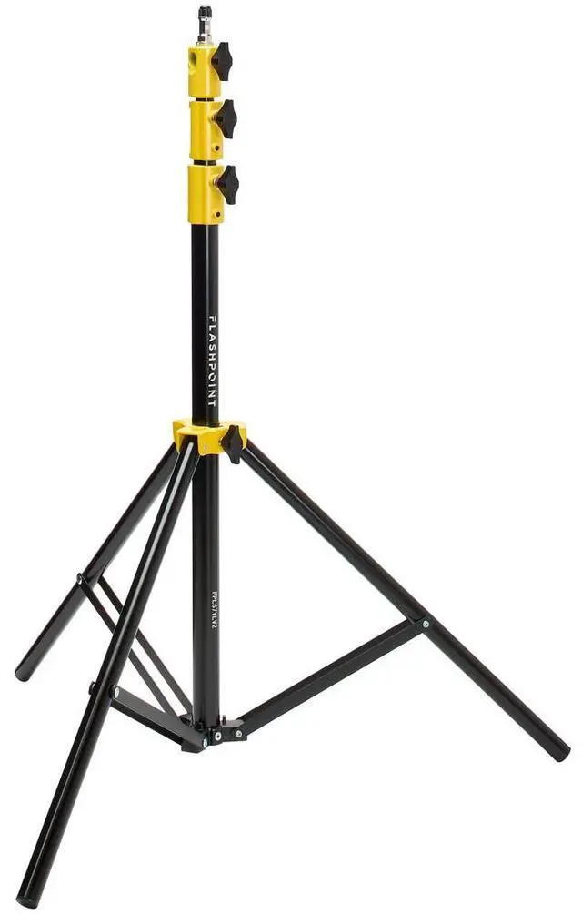 Alt view image 7 of 7 - Flashpoint Pro Air-Cushioned Heavy-Duty Light Stand (Yellow, 7.2') #FP-S-7-YL-V2