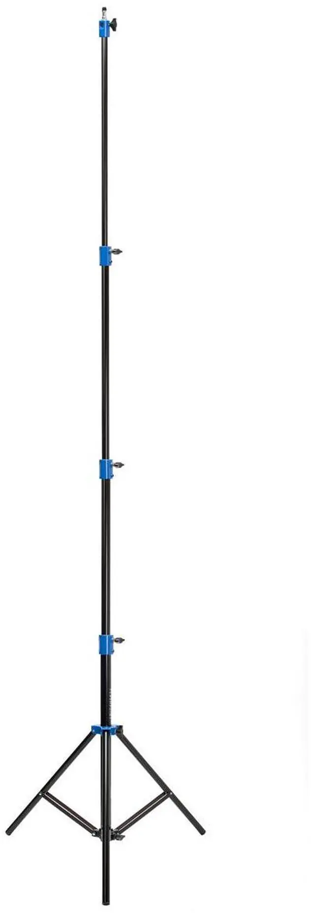Alt view image 5 of 7 - Flashpoint Pro Air-Cushioned Heavy-Duty Light Stand (Blue, 9.5') #FP-S-9-BL-V2