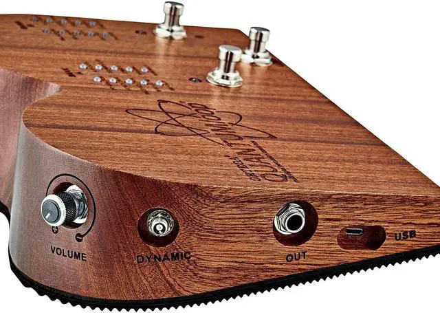 Alt view image 5 of 6 - Ortega Guitars Quantumloop Digital Multi Percussion Stomp Box & Looper, Natural