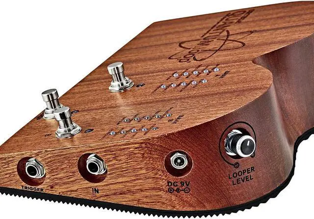 Alt view image 6 of 6 - Ortega Guitars Quantumloop Digital Multi Percussion Stomp Box & Looper, Natural