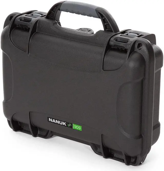 Main image of Nanuk R 909 Eco-Friendly Waterproof Hard Case with Foam, Black #909SR010BK-0A0