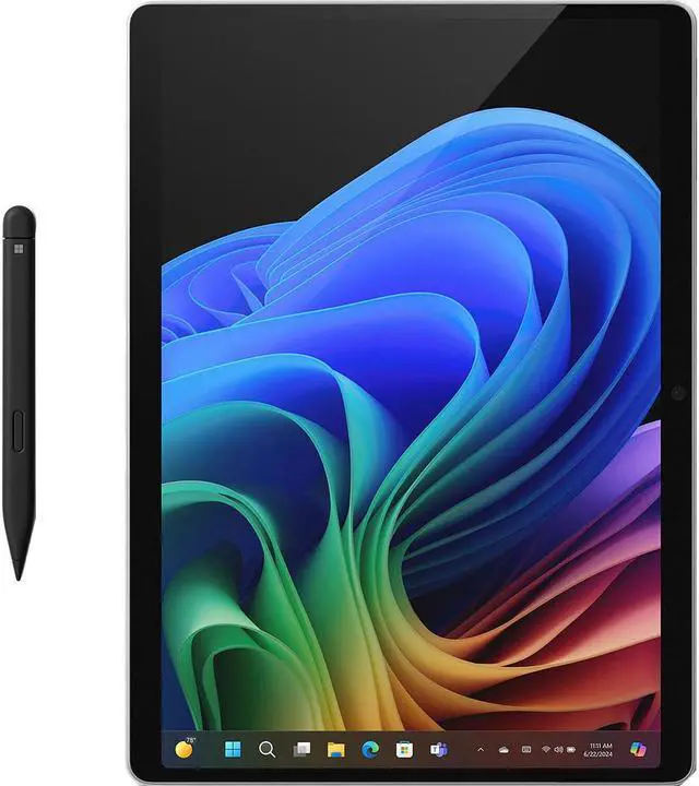 Alt view image 9 of 15 - Microsoft Surface Pro Copilot+ PC (11the Edition) Touchscreen 13" 2880 x 1920 Qualcomm Snapdragon X Plus 16GB RAM 256GB SSD Windows 11 Home - Platinum