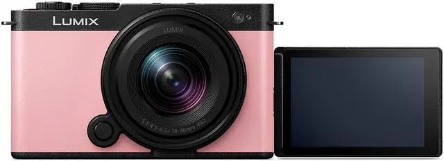 Alt view image 6 of 6 - Panasonic LUMIX S9 Mirrorless Camera with LUMIX S 18-40mm f/4.5-6.3 Lens, Pink, Bundle with Professional 1667x 64GB UHS-II SDXC Memory Card, Alpine 120 Shoulder Bag, DMW-BLK22 Lithium-Ion Battery