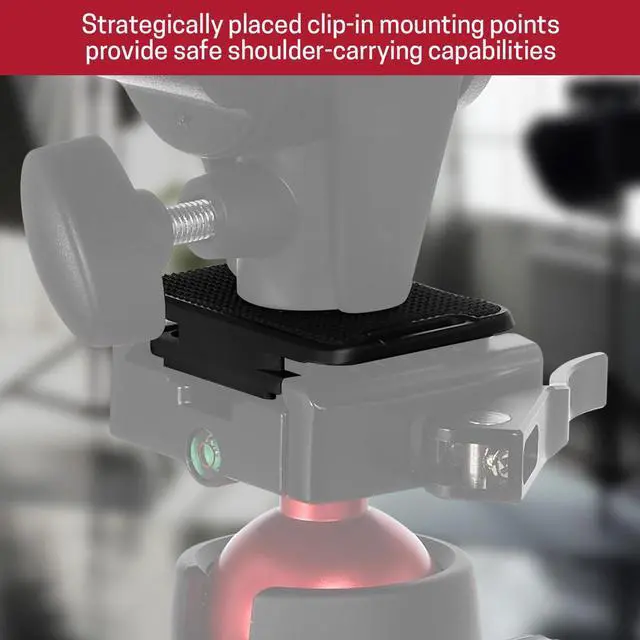 Alt view image 6 of 7 - 3Pod Baby Pin Plate, Arca and RC2 Compatible, Convert Your Tripod to a Light Stand with Multi-Mount Tripod Plate