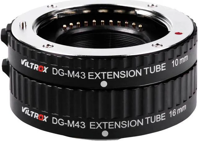 Main image of Viltrox DG-M43 Automatic Extension Tube Set for M4/3 Lens, Panasonic/Olympus Cam