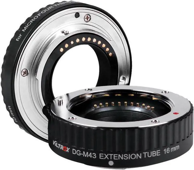 Alt view image 2 of 2 - Viltrox DG-M43 Automatic Extension Tube Set for M4/3 Lens, Panasonic/Olympus Cam