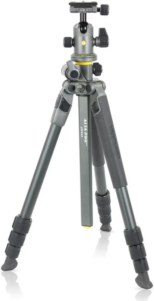 Main image of Vanguard ALTA PRO 2+ 264AB 4-Section Aluminum Tripod with BH-100 Ball Head, Gray