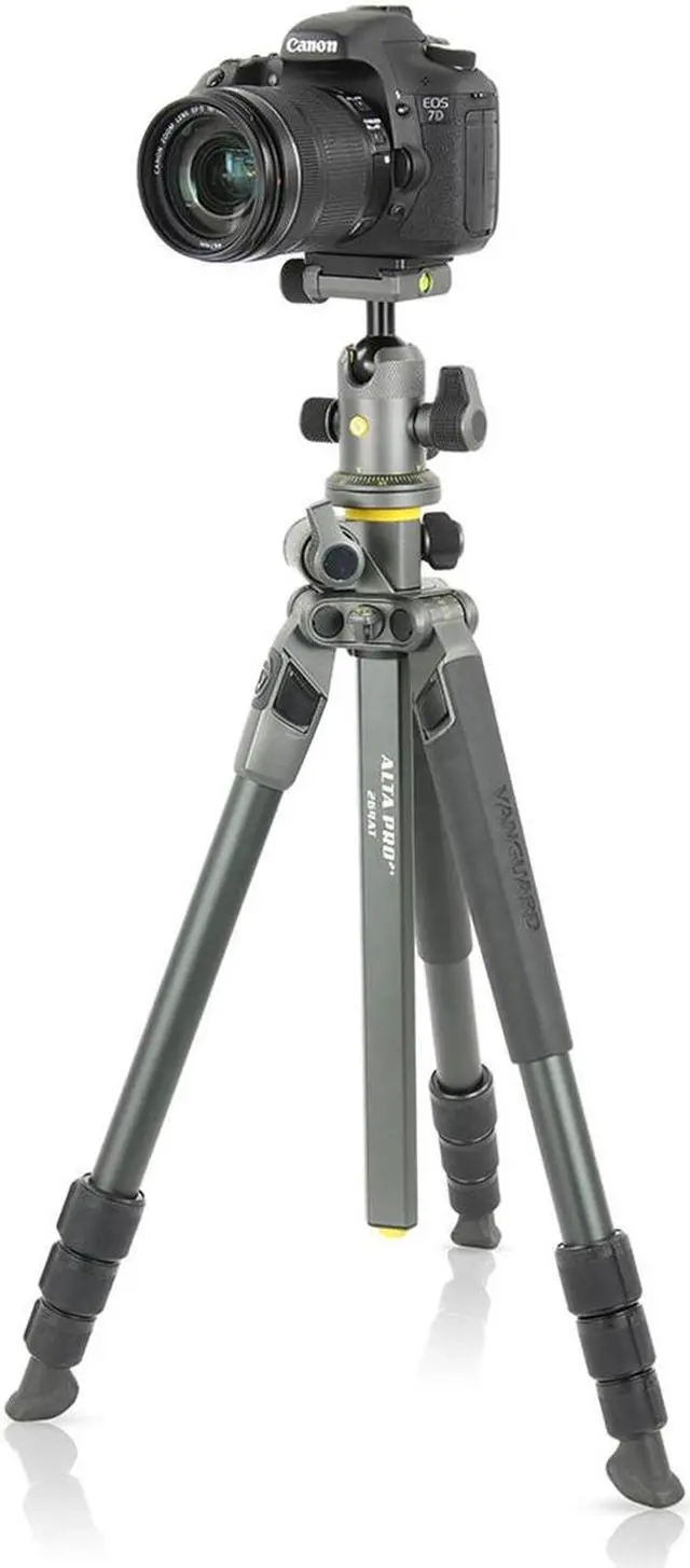 Alt view image 2 of 3 - Vanguard ALTA PRO 2+ 264AB 4-Section Aluminum Tripod with BH-100 Ball Head, Gray
