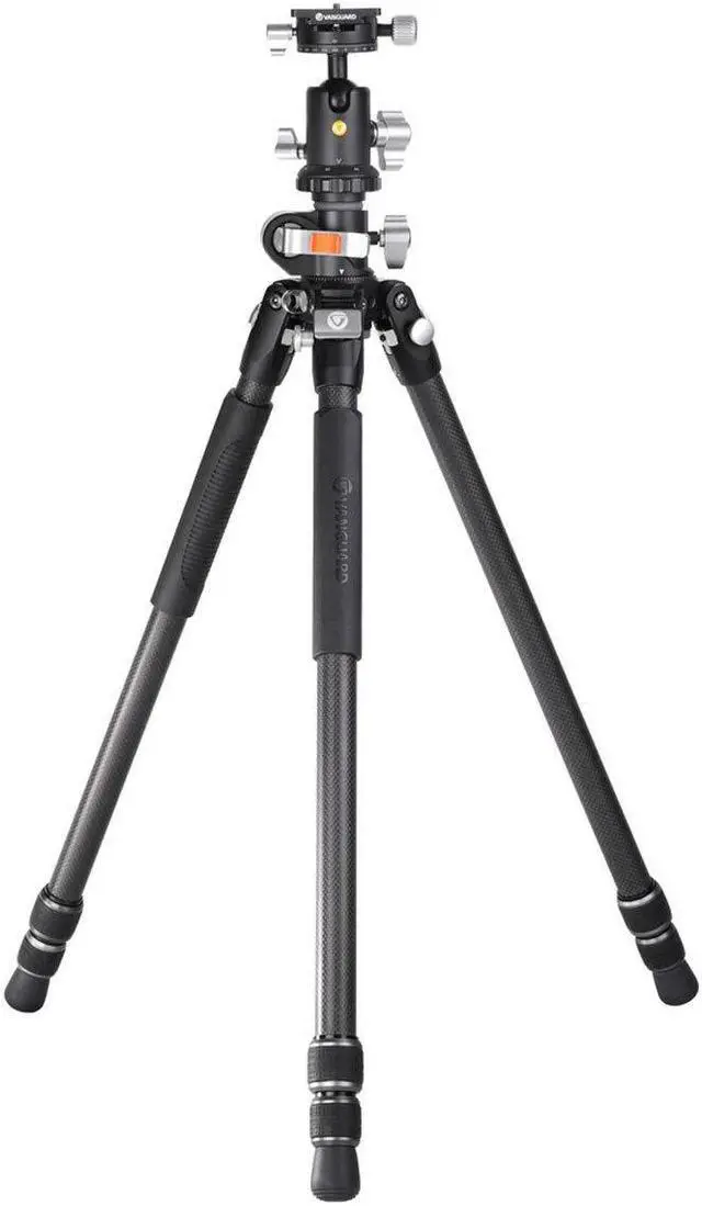 Main image of Vanguard VEO 3+ 263CB 160S 3-Section Carbon Fiber Tripod with Ball Head, Black