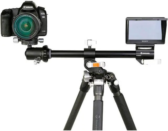 Alt view image 3 of 5 - Vanguard VEO 3+ 263CB 160S 3-Section Carbon Fiber Tripod with Ball Head, Black